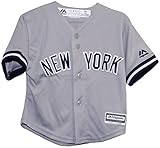 New York Yankees Road Gray Cool Base Infant and Toddler Baseball Jerseys