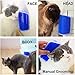 WWVVPET Cat Self Groomer with Catnip, Hair Brush, Wall Corner Scratcher Comb, Grooming Massage Brush, Perfect Scratch Massager Tool for Long & Short Fur Kitten/Puppy (3.0 Softer Blue, 2 Count)