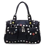 Detachable Buttons Fashion Handbag