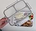 Deluxe Bento Lunch Box Set, 2 Leakproof Containers With 3 Compartments, FDA Approved and BPA-Free Meal Box For Adults and Children, Ideal For Food Prep and Meal Planning, By Bowlfarm