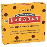Larabar Gluten Free Bar Banana Chocolate Chip 1.6 oz Bars (2 Pack of 5 Bars each Pack)