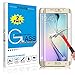 [2 PACK GOLD] Samsung Galaxy S6 Edge Plus Screen Protector, DONWELL Full Screen Coverage Tempered Glass Screen Cover Compatible Galaxy S6 Edge+/SM-G928 [3D Curved] [Edge to Edge] [Bubble Free]