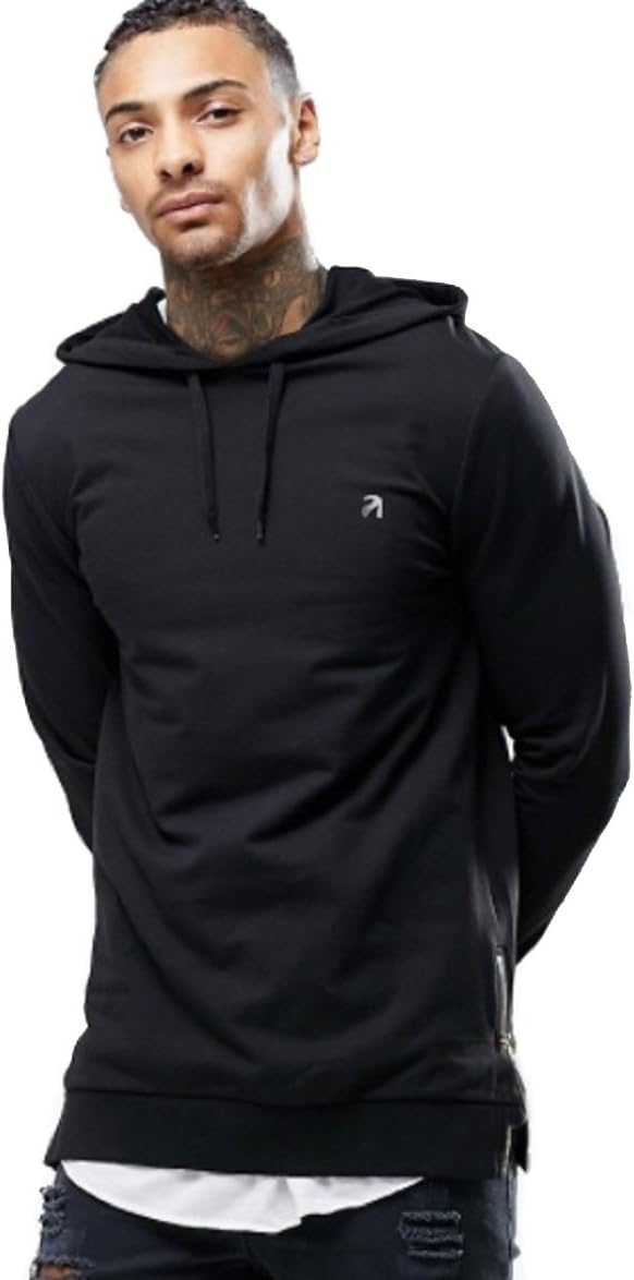 Sharkers Black Hoodie Mens