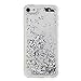 iPod Touch 6 Case, Firefish Slim Glitter Soft TPU Rubber Silicone Case Impact Resistant Protective Back Cover Attractive Case for Apple iPod Touch 6 -Silver