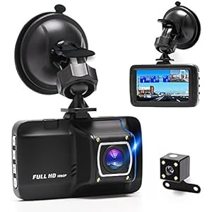 ドライブレコーダー 前後カメラ デュアルドライブレコーダー 170度高画質広視野角 1080PフルHD