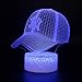 DGLighting Baseball Cap Shape 3D Optical Illusion Smart 7 Colors LED Night Light Table Lamp Gifts