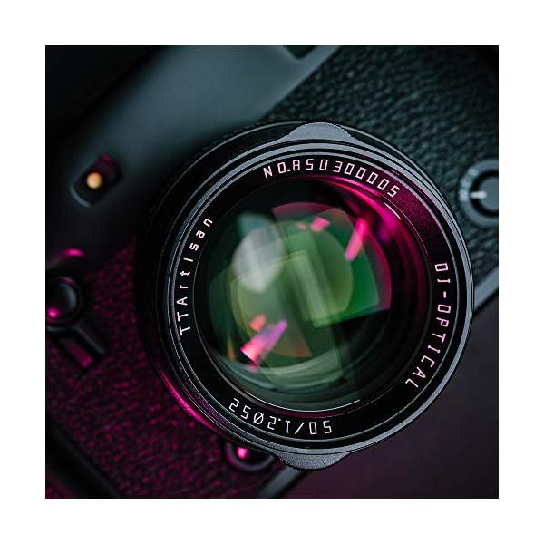 TTartisan 50 mm F1.2 APS-C Kameras Objektiv große Öffnung manuelle Fokussierung Fixobjektiv kompatibel mit Kameras ohne… – Bild 6