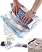 Vacuum Storage Space Saver Bags-JUMBO Blanket Duvets Comforters Or Travel Packing For Hand Rolling No Vacuum needed, Similar to Ziplock XXL Anti Leak Sealer Fold Bags for Queen blankets & Pillows