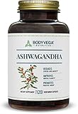 Ashwagandha Root Extract Powder Herbal Supplement, 120 Count, by BodyVega