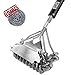 RWM Bristle Free Grill Brush -BBQ Cleaning Brush Scraper Set for Stainless Steel,Ceramic, Iron, Gas & Porcelain BBQ Grates