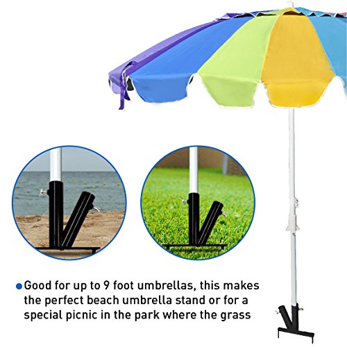 image for EasyGO Products Umbrella Stand Sports Dual Umbrella Holder - Fishing P