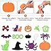 600 Pieces Halloween Stickers Glitter Foam Stickers Halloween Craft Stickers for Halloween Party Supplies