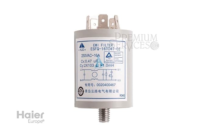 Original Haier-Ersatzteil: Filter für Wäschetrockner Herstellernummer SPHA00021520 | Kompatibel mit den folgenden Modellen: L