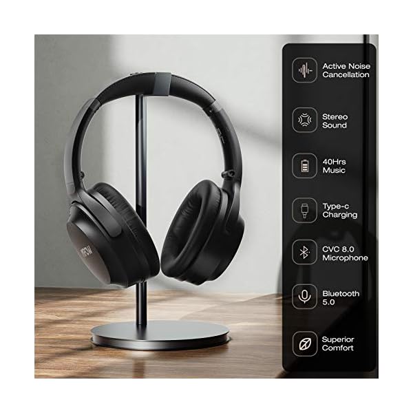 2021-Upgraded-Mpow-Type-C-Noise-Cancelling-Headphones-40H-Super-Standby-Bluetooth-50-Over-Ear-Wireless-Headset-Hi-Fi-Deep-Bass-CVC-80-Mic-35mm-AUX-Cable-for-Work-Travel-Phone-PC-TV 2021 Upgraded Mpow Type-C Noise Cancelling Headphones, 40H Super Standby, Bluetooth 5.0 Over Ear Wireless Headset, Hi-Fi…