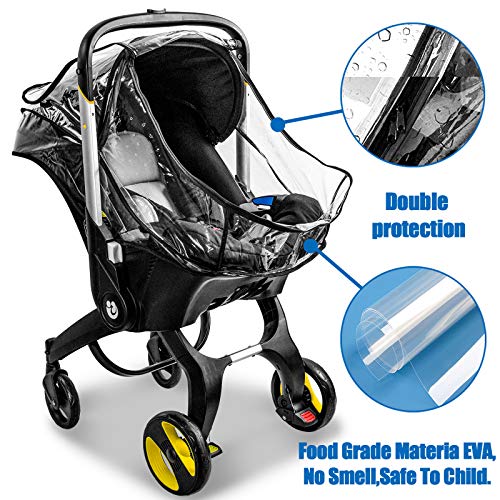 Car Seat Rain Cover,Food Grade EVA,Universal Baby Stroller Accessory