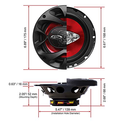 BOSS Audio Systems CH6530 Car Speakers 300 Watts Of Power Per Pair