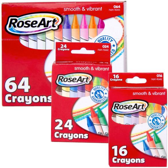 RoseArt 64Count Crayons, Packaging May Vary (CYR96
