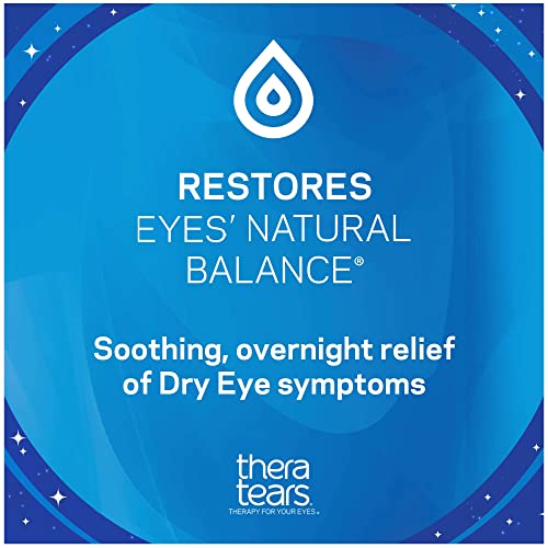 THERATEARS LIQUID GEL NIGHTTIME LUBRICATING EYE DROPS FOR DRY EYES, SINGLE-USE VIALS, 30 COUNT