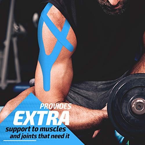 Physix Gear Kinesiology Tape Pro Waterproof Physio Sports Tape for