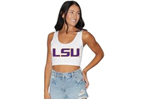Lojobands Women's College Gameday Outfit Tank Top Tailgate Crop Top One Size Fits Most
