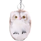 HXINFU Cute 6 inch Owl Plush Keychain Stuffed Animals Keyring Charm Handbag Pendant