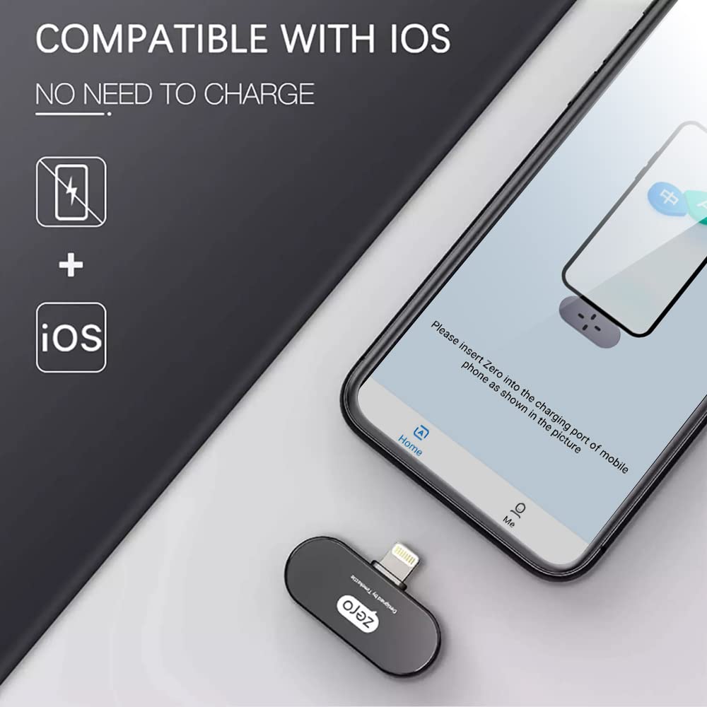 Timekettle Zero Language Translator Device – Supports 40 Languages & 93 Accents Mini Size Voice Translator & Voice Recorder for Traveling Learning Business for iOS (Not Suitable for iPhone15)