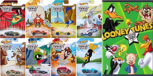Looney Episodes Daffy Duck Bugs Bunny Cartoon Tunes Set - Animated DVD & Hot Wheels character cars Exclusive set Yosemite Sam / Tasmanian devil "Taz" Michigan J. Frog / Marvin Martian Feature