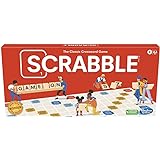 Hasbro Gaming Scrabble Board Game,Word Game for Kids Ages 8 and Up,Fun Family Game for 2-4 Players,The Classic Crossword Game