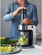 WMF Kult X Electric Spiralizer Zoodle Maker 3 Blades & Container Zucchini Pasta view 15