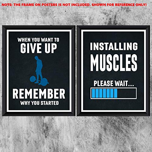 Gym Posters for Home Gym Decor Motivational Posters for Gym Workout Posters for Home Gym