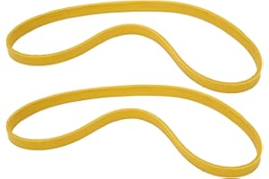 BONKZEBU 2 Pcs Band Saw Tire Yellow Anti Slip, Noise Reduction Rubber Woodworking Bandsaw Wheel for 9 Inch, Bandsaw Tires 9 I