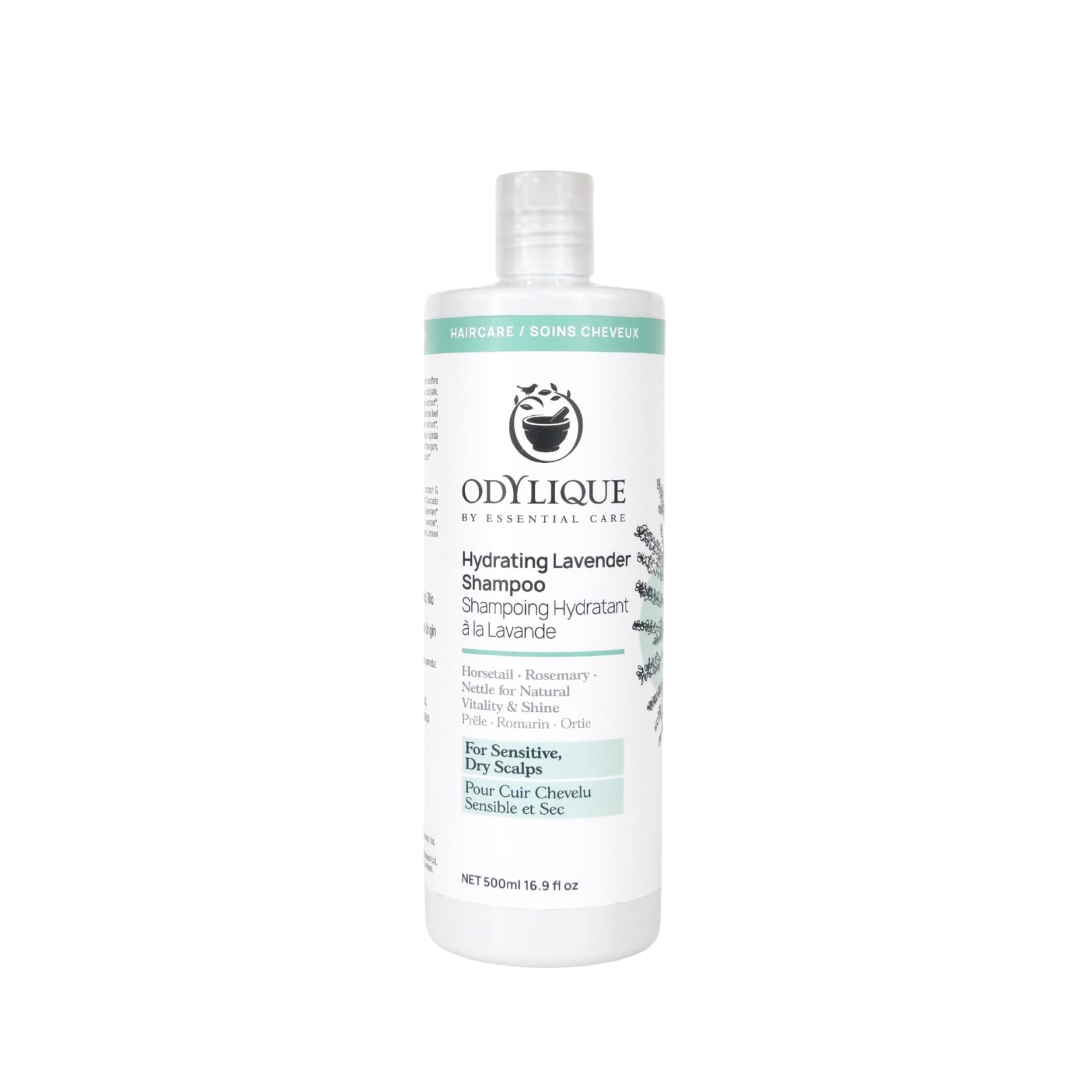Odylique Lavender Shampoo 500ml | For Sensitive Scalp | Organic & 100% Natural | Sulphate Free — image 1