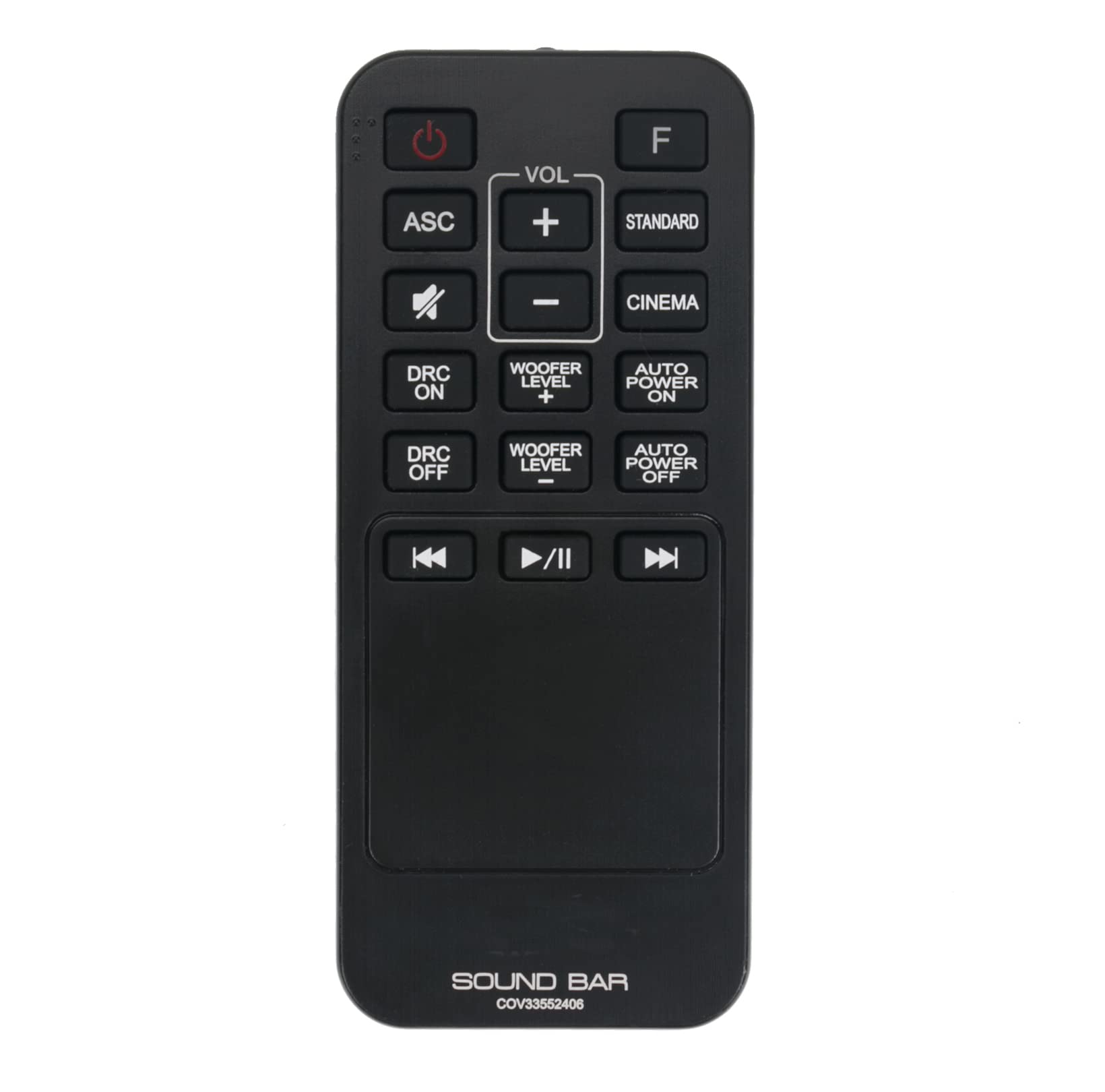 AULCMEET COV33552406 Replacement Remote Control Compatible with LG Wireless Audio Soundbar System SPH3B-W LAC553B SH6 LAS453B S45A1-D LAS453B S45A1-D SPH2B-P SH3B SH2 SPH3B-W