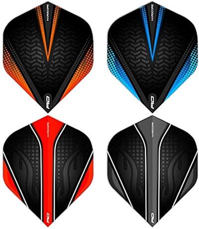 RED DRAGON Hardcore Selection Pack Extra Thick Standard Dart Flights 100μm