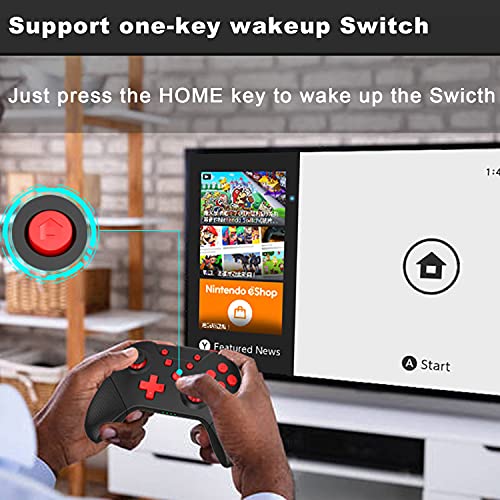 GCHT GAMING Switch Controller, Wireless Controller Compatible Nintendo