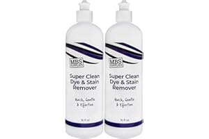 MBS SUPPLIES Super Clean Dye & Stain Remover – Gentle 16 oz (2 Pack) Formula for Hair Color Stains on Skin & Hair | pH Balanced & Sensitive Skin Safe
