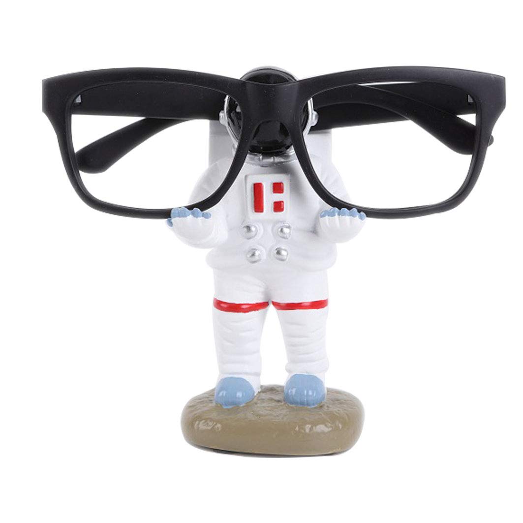GUIRONG Fun Eyeglass Holder Display Stands - Home Office Decorative Glasses Accessories (Astronaut)