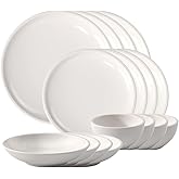 Villeroy &amp; Boch Artesano Original 16 Piece Dinnerware Set, Creamy White | Premium porcelain dinnerware set, made in Germany, dishwasher and microwave safe, a wedding registry set