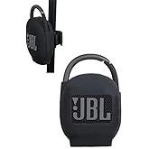 Hermitshell Silicone Carrying Case Replacement for JBL Clip 4 - Portable Mini Bluetooth Speaker(Black 2)