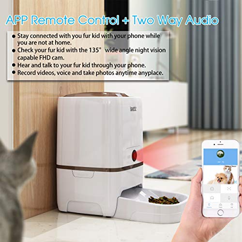 Automatic Cat Feeder Pet Feeder 6L Automatic Dog Feeder Food