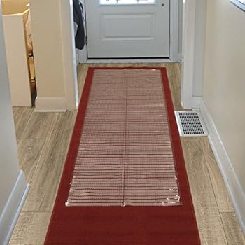 runner plastic rug mat carpet protector stores sweet clear ribbed grip multi spike 26x10 26x6