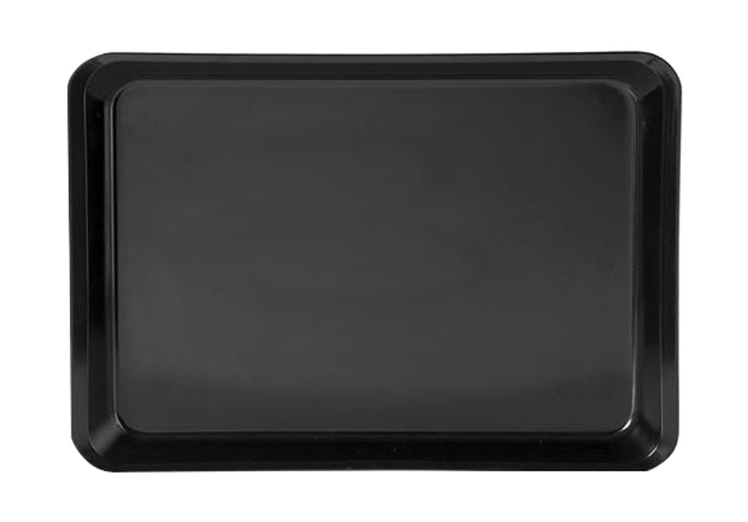 H&H Black Plastic Rim Bowl, 40 x 30 x 4 cm