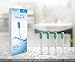 Sonisoft Sonicare Toothbrush Heads [4 Pack] Replacement for Philips Sonicare Proresults HX6014 - Fits DiamondClean, Flexcare, EasyClean, and HealthyWhite
