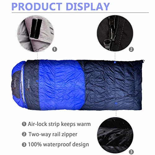 Emarth Extreme ColdWeather Winter Sleeping Bag (22F41F) with Ultra