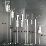 ZHIYE 8 Pcs Pipe Cleaning Brushes Set Long Nylon Drinking Straws Cleaner Bottle view 3
