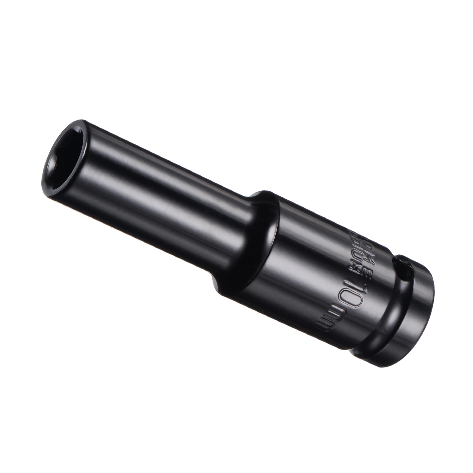CoCud Deep Impact Socket, 1/2" Drive 10mm Socket, CR-V Steel Rounded Corner Design 6-Point Deep Impact Socket - (Applications: for Screw Installation and Removal) — image 1