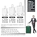 Coolife Luggage Expandable Suitcase PC+ABS 3 Piece Set with TSA Lock Spinner Carry on 20in24in28in