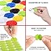 Miracle Market 600 Pcs (300 Pairs) of Colorful Hook and Loop Self Adhesive Fastener Dots | Sticky Back ¾” (20 mm) Diameter Heavy Duty Circles | Best for Home, Office, Classroom and Crafts | 6 Color