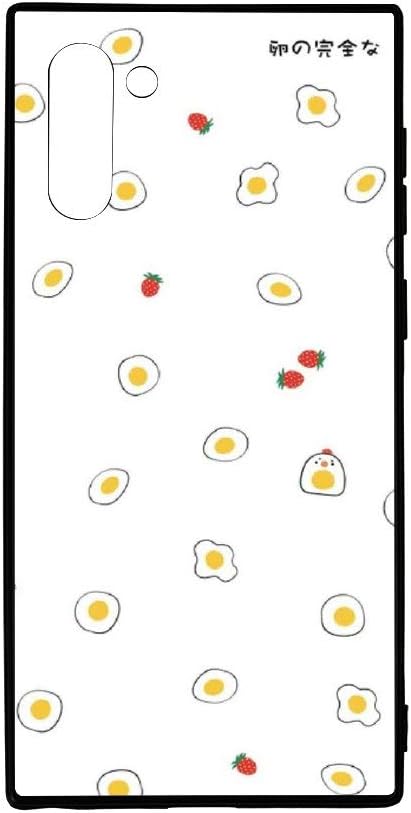 Amazon ギャラクシーnote10ケース Samsung Galaxy Note 10 カバー 対応 ポーチドエッグの壁紙強化ガラスケース 硬度9h Tpuバンパー ハードケース おしゃれ 対応 傷つき防止 衝撃吸収 耐摩擦 滑り防止 軽量 超薄 全面保護 携帯 指紋防止 黄変防止 すり傷防止 ストラップ