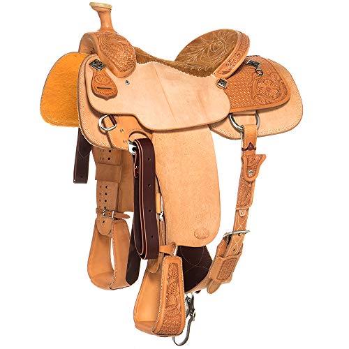 NRS Pro Series 1/2 Breed Team Roping Saddle Hvyoil 15